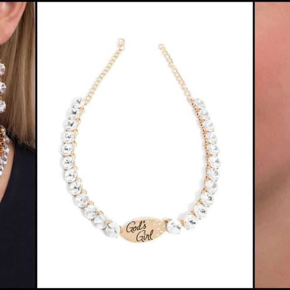 Gold and Silver Beaded Necklace